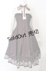 Victorian maiden / vintageレースレジメンドールドレス  ボルドー O-25-07-28-011-CL-OP-IG-OS