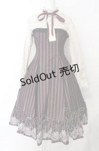Victorian maiden / vintageレースレジメンドールドレス  ボルドー O-25-07-28-011-CL-OP-IG-OS
