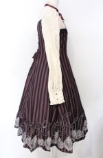 画像4: Victorian maiden / vintageレースレジメンドールドレス  ボルドー O-25-07-28-011-CL-OP-IG-OS (4)