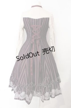 画像5: Victorian maiden / vintageレースレジメンドールドレス  ボルドー O-25-07-28-011-CL-OP-IG-OS