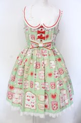 Angelic Pretty / Sunny Day Brunchジャンパースカート  ミント O-25-07-28-016-AP-OP-IG-OS