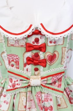 画像2: Angelic Pretty / Sunny Day Brunchジャンパースカート  ミント O-25-07-28-016-AP-OP-IG-OS