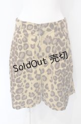 powder / レオパードハーフパンツ  ブラウン O-25-07-28-004-LO-PA-IG-OS