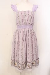 axes femme POETIQUE / ラビット苺柄ワンピース  ラベンダー O-25-07-28-025-AX-OP-IG-OS
