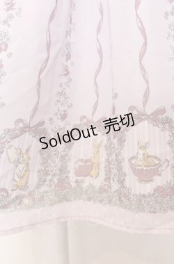 画像2: axes femme POETIQUE / ラビット苺柄ワンピース  ラベンダー O-25-07-28-025-AX-OP-IG-OS