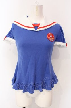 画像1: Angelic Pretty / クラシックマリンワッペンカットソー  ブルー O-25-07-28-026-AP-TO-IG-OS