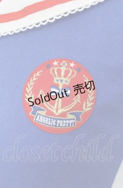 画像2: Angelic Pretty / クラシックマリンワッペンカットソー  ブルー O-25-07-28-026-AP-TO-IG-OS