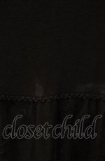 画像3: PINK HOUSE / ハートフルチュール使いノースリーブチュニック  クロ O-25-07-28-027-LO-OP-IG-ZI (3)