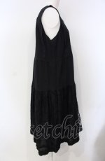 画像4: PINK HOUSE / ハートフルチュール使いノースリーブチュニック  クロ O-25-07-28-027-LO-OP-IG-ZI (4)