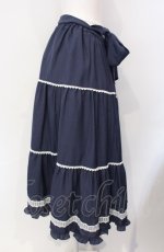 画像3: Emily Temple cute / ピンタックティアードスカート  ネイビー O-25-07-29-036-ET-SK-IG-ZT262 (3)