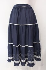 画像4: Emily Temple cute / ピンタックティアードスカート  ネイビー O-25-07-29-036-ET-SK-IG-ZT262 (4)