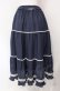画像4: Emily Temple cute / ピンタックティアードスカート  ネイビー O-25-07-29-036-ET-SK-IG-OS (4)