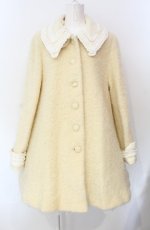 画像1: metamorphose / Aラインコート  アイボリー O-25-07-29-037-ME-CO-IG-ZTC067 (1)