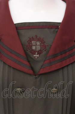 画像2: Amavel / Antique Emblemミリタリーワンピース  カーキグリーン O-25-07-29-039-CA-OP-IG-OS