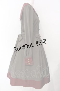 画像3: Amavel / Antique Emblemミリタリーワンピース  カーキグリーン O-25-07-29-039-CA-OP-IG-OS