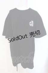 Grrr the Lipper / 飛ばないでね。staff Tシャツ  ブラック O-25-07-29-054-PU-BL-IG-ZS