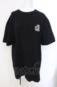 Grrr the Lipper / 飛ばないでね。staff Tシャツ  ブラック O-25-07-29-054-PU-BL-IG-ZS