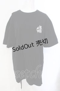 Grrr the Lipper / 飛ばないでね。staff Tシャツ  ブラック O-25-07-29-054-PU-BL-IG-ZS