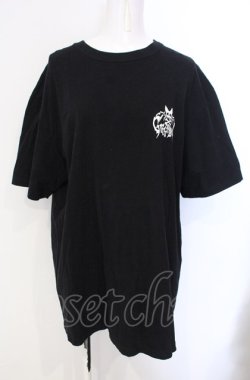 画像1: Grrr the Lipper / 飛ばないでね。staff Tシャツ  ブラック O-25-07-29-054-PU-BL-IG-OS