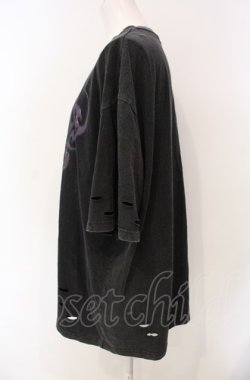 画像3: TRAVAS TOKYO / ×kuuaイラスト半袖Tシャツ  ブラック O-25-07-29-055-PU-TS-IG-OS