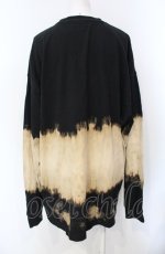 画像3: Gamchu / ボクのヒーローエリートモード 抜染加工ロンT  ブラック×ベージュ O-25-07-29-056-PU-TO-IG-ZY (3)
