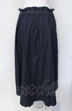 画像3: INGEBORG / デニム調ロングスカート 11号 インディゴ O-25-07-29-008-LO-SK-OW-ZT024 (3)