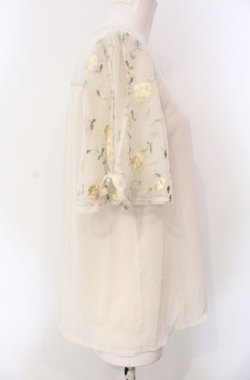 画像2: axes femme / 袖刺繍フレアプルオーバー M アイボリー O-25-07-29-077-AX-TO-IG-OS