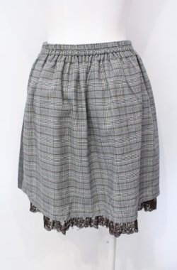 画像2: axes femme POETIQUE / パッチワーク切替えミニスカート  グレー系 O-25-07-29-080-AX-SK-IG-OS