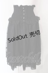 axes femme / レーシー２WAYスカート  クロ O-25-07-29-088-AX-SK-IG-OS