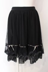 axes femme POETIQUE / フィッシュテールチュールスカート  クロ O-25-07-29-090-AX-SK-IG-OS