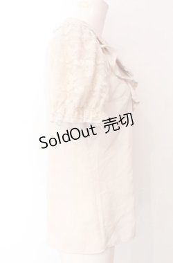 画像3: axes femme / フェミニンラッフルブラウス  生成り O-25-07-29-091-AX-BL-IG-OS