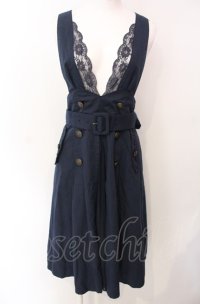 axes femme POETIQUE / トレンチデザインジャンスカ  ネイビー O-25-07-29-097-AX-SK-IG-OS