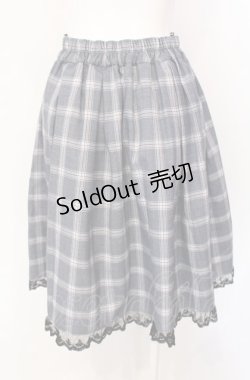画像2: axes femme POETIQUE / チェックスカート  ブルー O-25-07-29-103-AX-SK-IG-OS