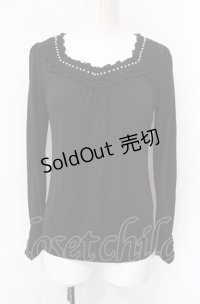 axes femme / パールラインインナープルオーバー  クロ O-25-07-29-106-AX-TO-IG-OS