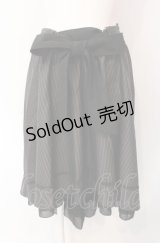 axes femme / ベルト付フィッシュテールスカート M クロ O-25-07-29-108-AX-SK-IG-OS