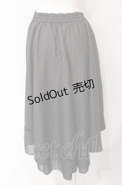 画像3: axes femme / ベルト付フィッシュテールスカート M クロ O-25-07-29-108-AX-SK-IG-OS