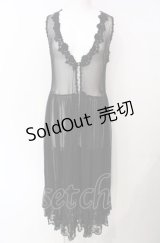 axes femme / ロングジレセットカーデ【カーデ欠品】  クロ O-25-07-29-110-AX-TO-IG-OS
