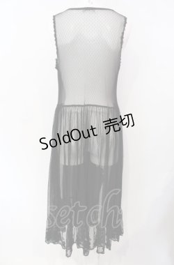 画像2: axes femme / ロングジレセットカーデ【カーデ欠品】  クロ O-25-07-29-110-AX-TO-IG-OS