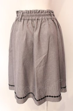 画像2: axes femme / トレンチデザインミドルスカート  グレー O-25-07-29-111-AX-SK-IG-OS