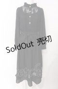axes femme / レース切り替えロングワンピース  クロ O-25-07-29-112-AX-OP-IG-OS