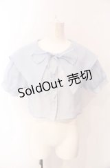 axes femme POETIQUE / シアーブラウスセットワンピース【ワンピース欠品】  サックス O-25-07-29-114-AX-OP-IG-OS