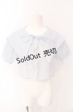 画像1: axes femme POETIQUE / シアーブラウスセットワンピース【ワンピース欠品】  サックス O-25-07-29-114-AX-OP-IG-OS