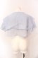 画像2: axes femme POETIQUE / シアーブラウスセットワンピース【ワンピース欠品】  サックス O-25-07-29-114-AX-OP-IG-OS (2)