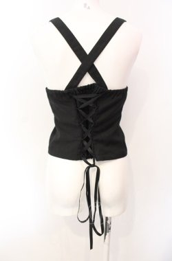 画像3: axes femme POETIQUE / ガーターデザインビスチェ  クロ O-25-07-29-115-AX-TO-IG-OS