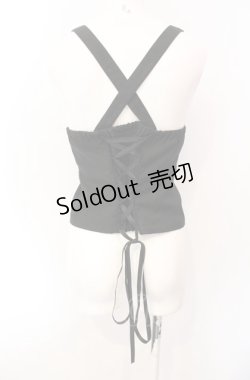 画像3: axes femme POETIQUE / ガーターデザインビスチェ  クロ O-25-07-29-115-AX-TO-IG-OS