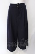 axes femme / スカーフ切替ワイドパンツ  ネイビー O-25-07-29-119-AX-PA-IG-OS