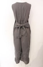 画像2: axes femme / Vフリルサロペット  グレー O-25-07-29-120-AX-PA-IG-ZT243 (2)