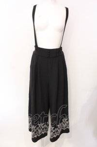 axes femme / プリーツフレアガウチョ クロ  O-25-07-29-121-AX-PA-IG-ZT059