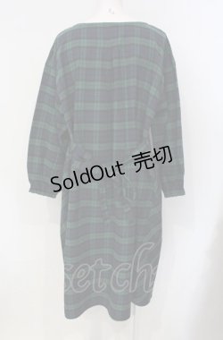 画像3: PINK HOUSE / チェックAラインワンピース  グリーン O-25-07-29-013-LO-OP-OW-OS