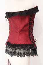 画像3: ALICE and the PIRATES / Memoire de Roseロングコルセット  ボルドー O-25-07-29-023-PA-TO-IG-OS (3)